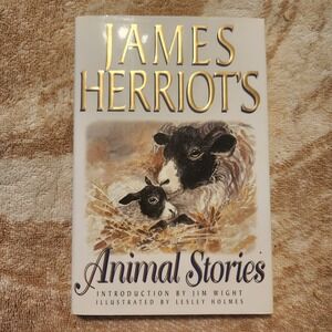 James Herriot's Animal Stories Hardcover Book Illustrated Lesley Holmes 1997